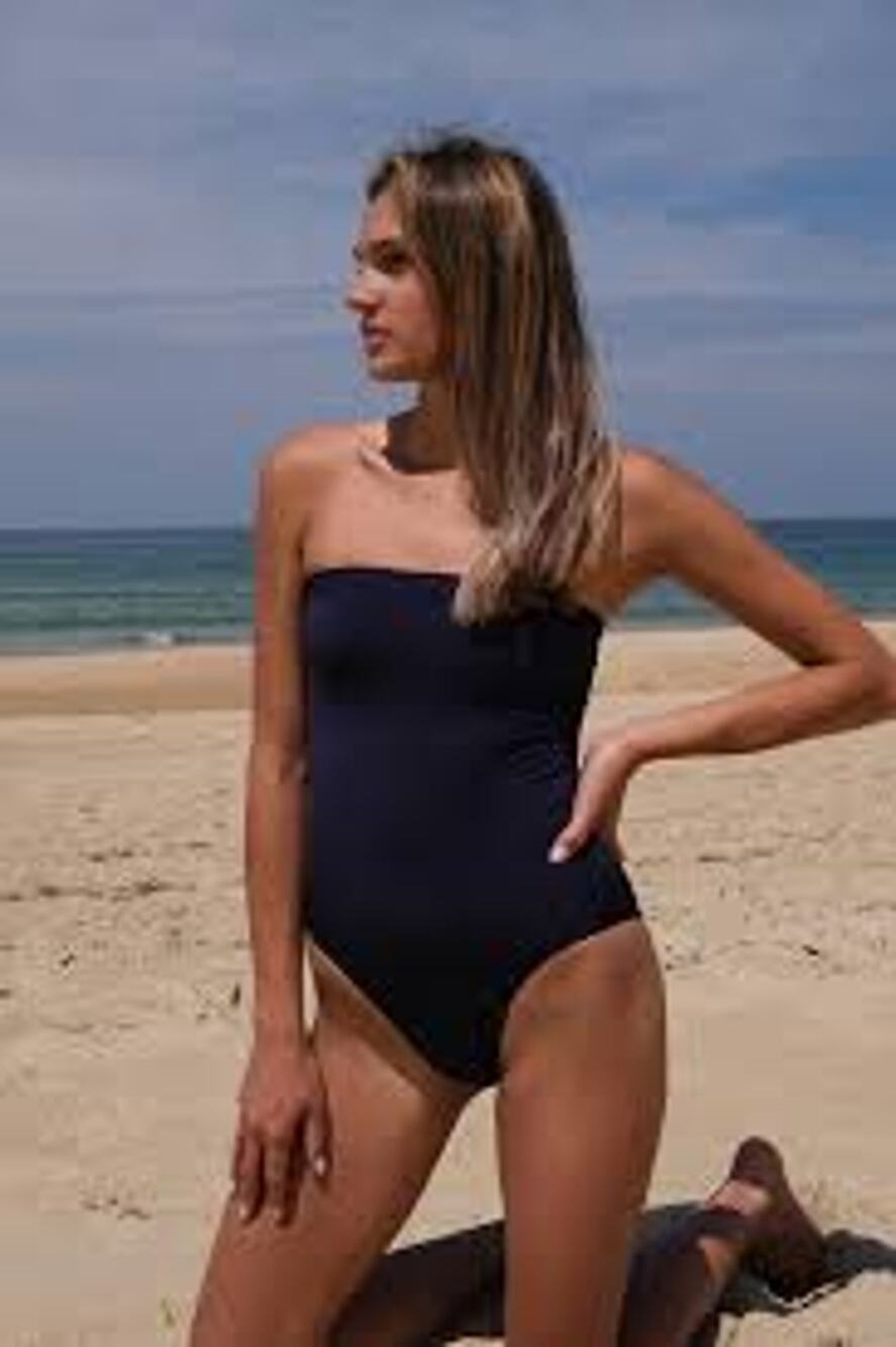 PRISM² 2 SQUARED ENERGISED BLACK Strapless One-Piece bodysuit One Size OS Size 1